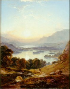 Derwentwater et Bassenthwaite Lakes, Keswick, 1877